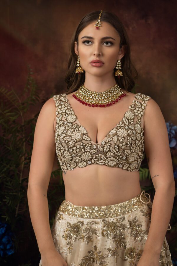 Priyanka Singh wearing a beautiful dress